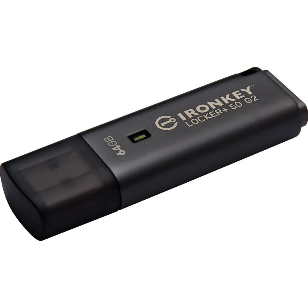 Флеш память Kingston 64 GB IronKey Locker+ 50 G2 (IKLP50G2/64GB) (UA)