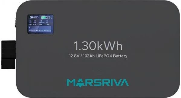 Акумуляторна батарея Marsriva LiFePO4 12.8V 102Ah (MR-LFP12-100-WMD) (UA)
