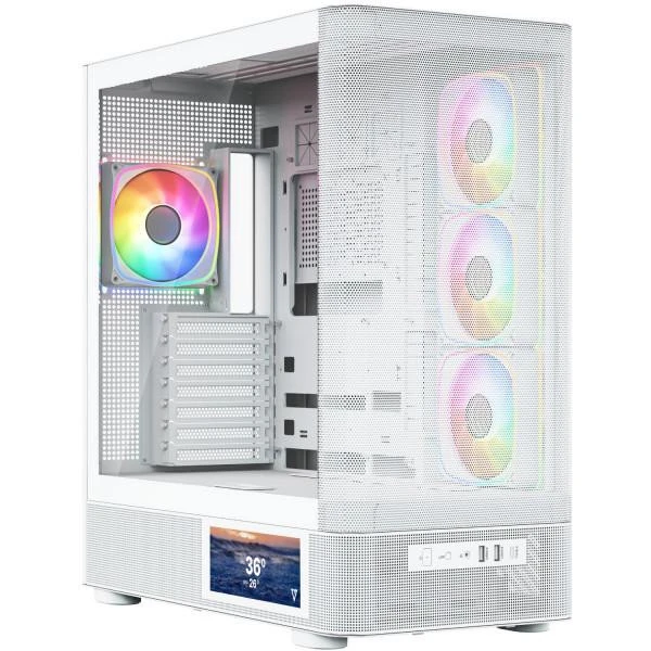 Корпус Modecom VOLCANO AQ400 ARGB MIDI WHITE (MC-A-AQ400-4FA-W) (UA)