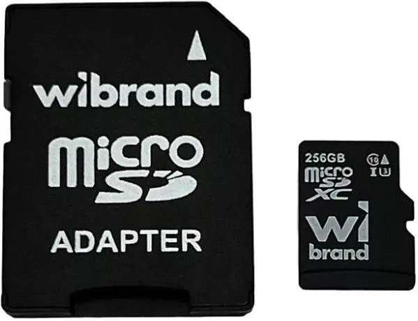 Карта памяти Wibrand 256 GB microSDXC (WICDHU3/256GB-A) (UA)