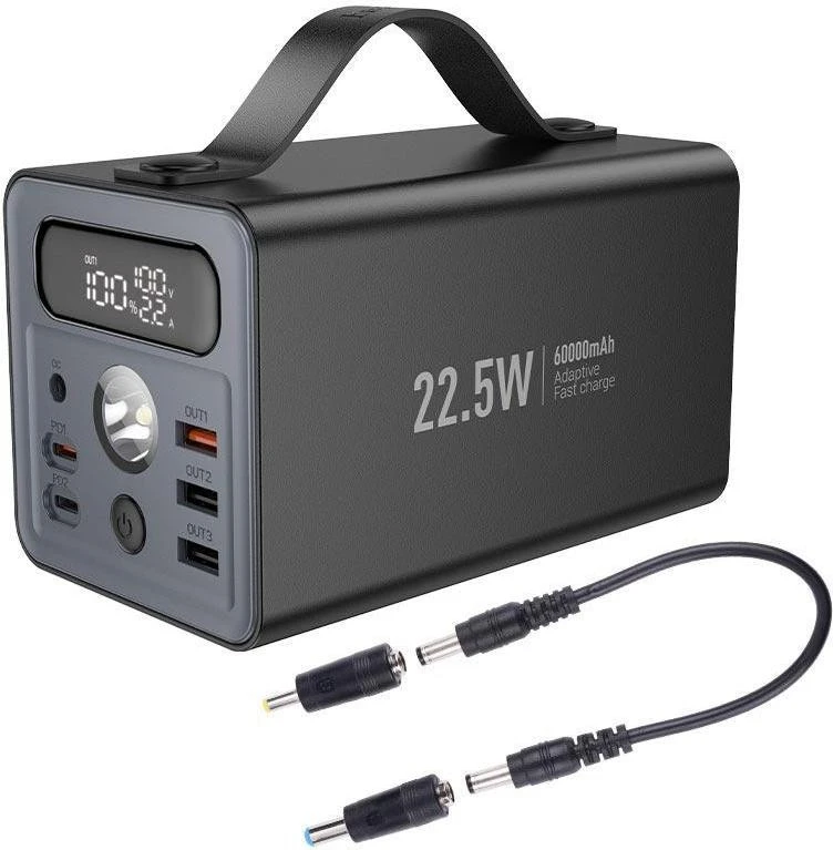 Мобільна батарея Hoco Distant J138 60000mAh 22.5W Black