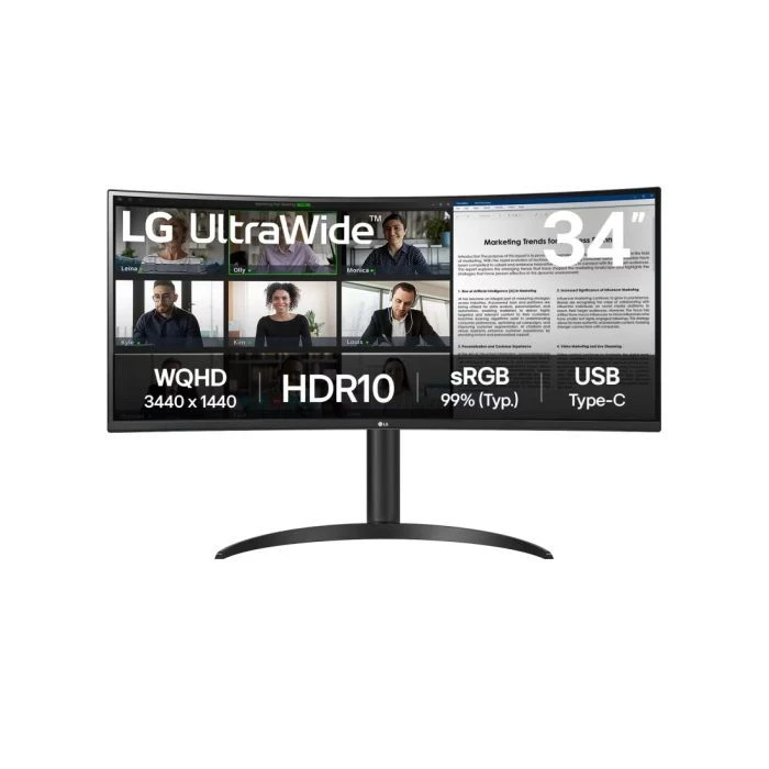 Монітор LG 34WR55QK-B (UA)