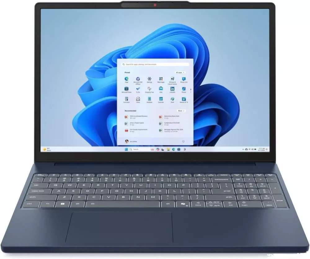 Ноутбук Lenovo IdeaPad Slim 3 15ARP10 Luna Gray (83K7009XFU)
