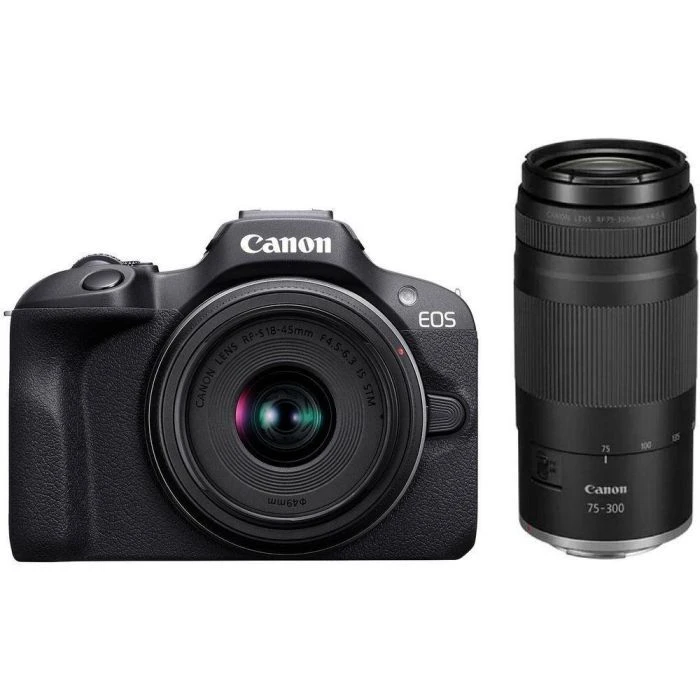 Фотоапарат Canon EOS R100 + 18-45 IS STM + 75-300 IS STM (6052C121) (UA)