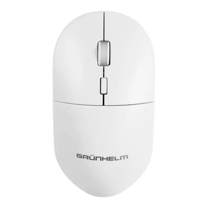 Мышь Grunhelm M-521WL-B Wireless White (126873) (UA)