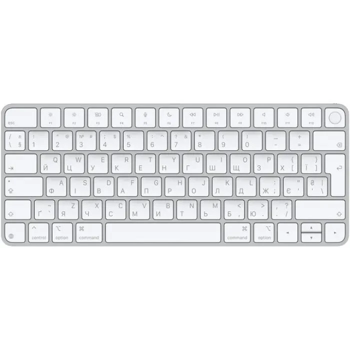 Клавиатура Apple Magic Keyboard with Touch ID Bluetooth/USB-C UA White (MXCK3UA/A) (UA)