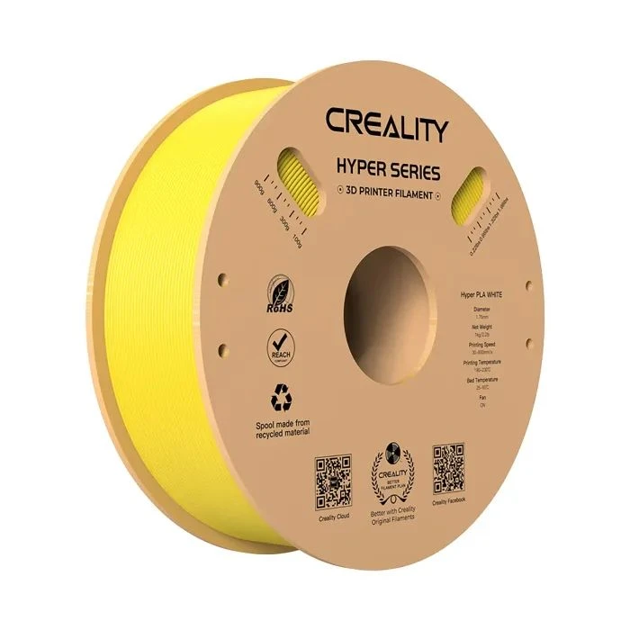 Пластик для 3D-принтера Creality PLA Hyper 1кг, 1.75мм, yellow (3301010379) (UA)