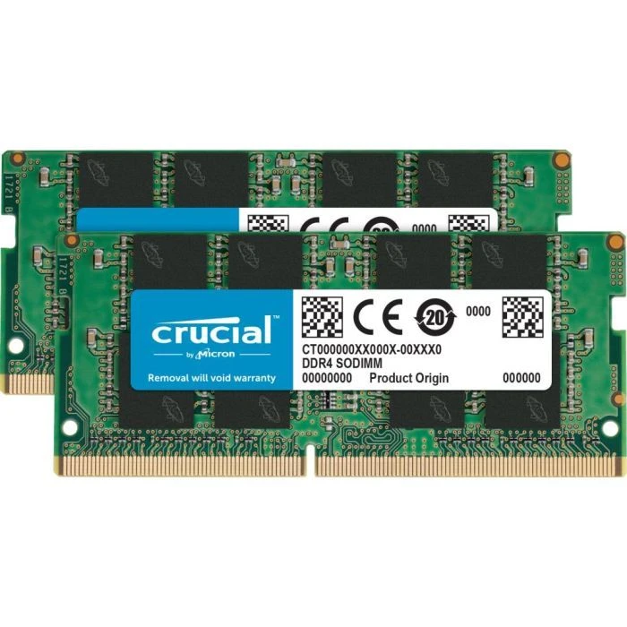 Оперативна пам'ять SoDIMM DDR4 16GB (2x8GB) 3200 MHz Micron (CT2K8G4SFRA32A) (UA)