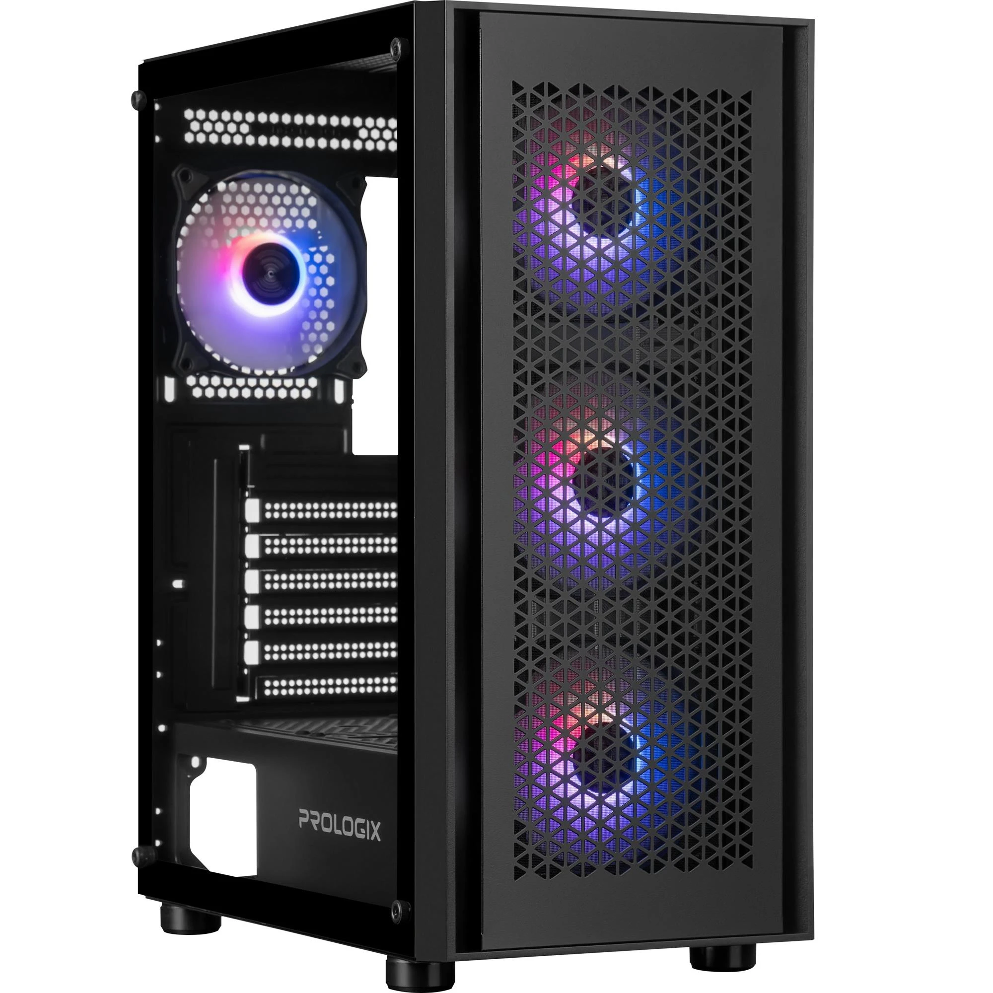 Корпус Prologix Glower GM-07RBA Black (UA)