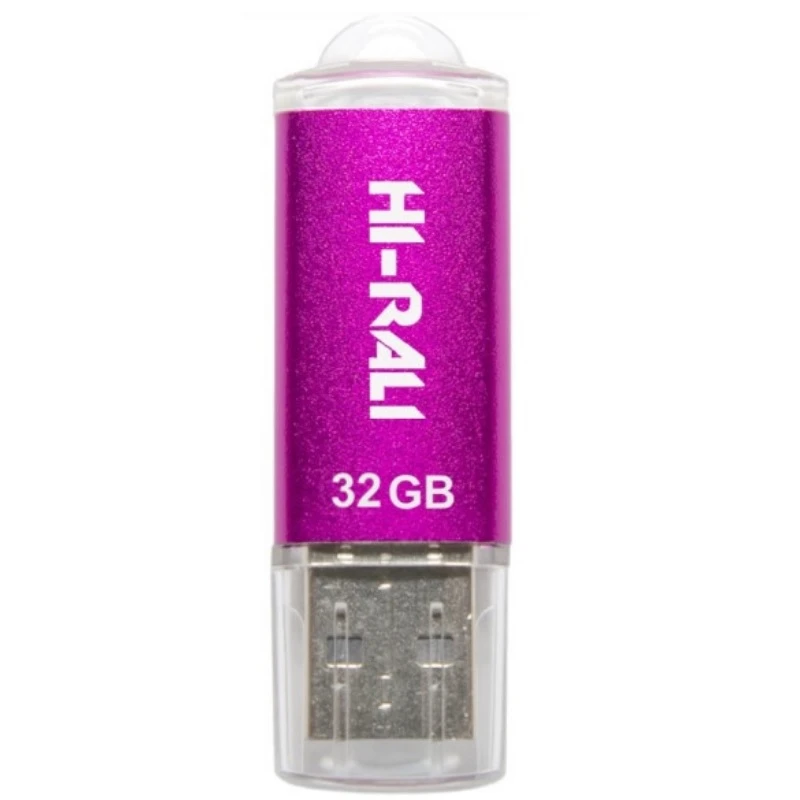 Флеш память USB 32GB Hi-Rali Rocket Series Violet (HI-32GBVCVI) (UA)