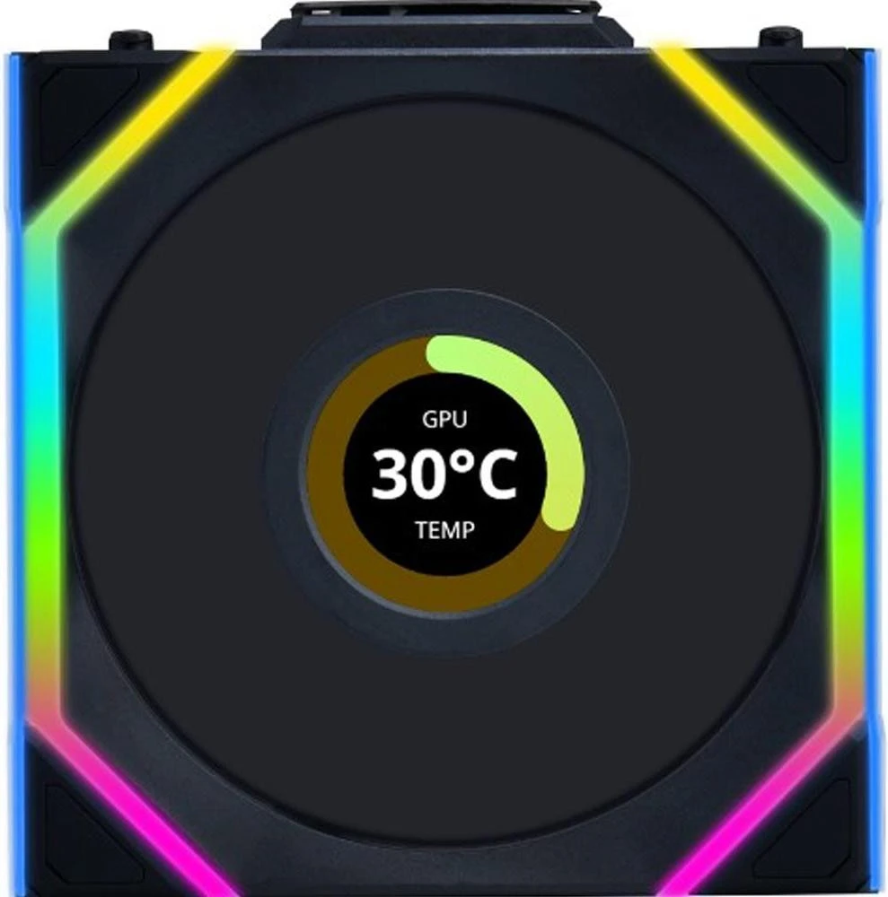 Вентилятор Lian Li Uni Fan TL Wireless LCD 120 Black (G99.12TLLCD1W1B.00) (UA)