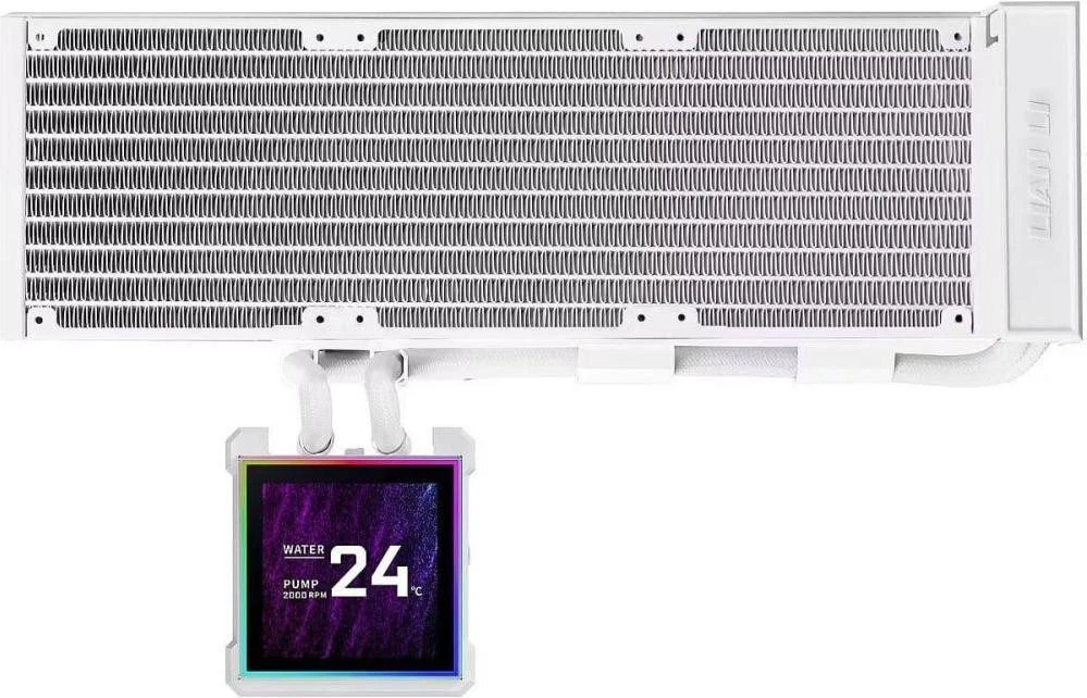 Водяне охолодження Lian Li HydroShift II LCD-S 360 Fanless White (G89.GHS2LCDS36NW.00) (UA)