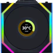 Вентилятор Lian Li Uni Fan TL Wireless LCD 120 Black (G99.12TLLCD1W1B.00) (UA)