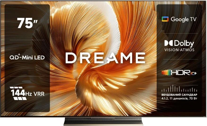 Телевізор Dreame Aura Mini LED 4K TV 75S100 (UA)