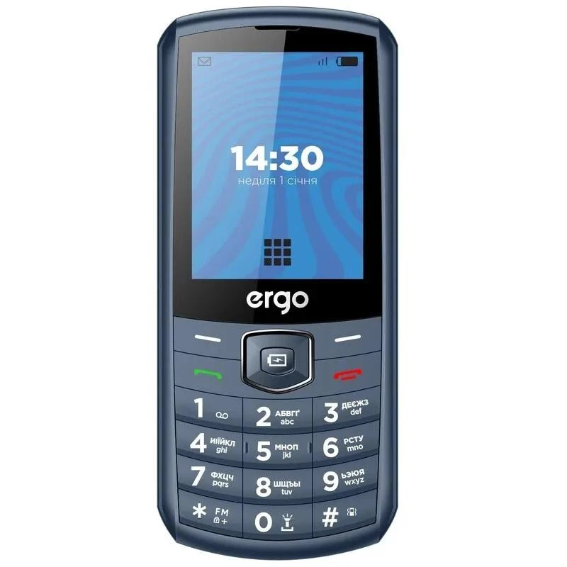 Телефон ERGO E285 Blue (UA)