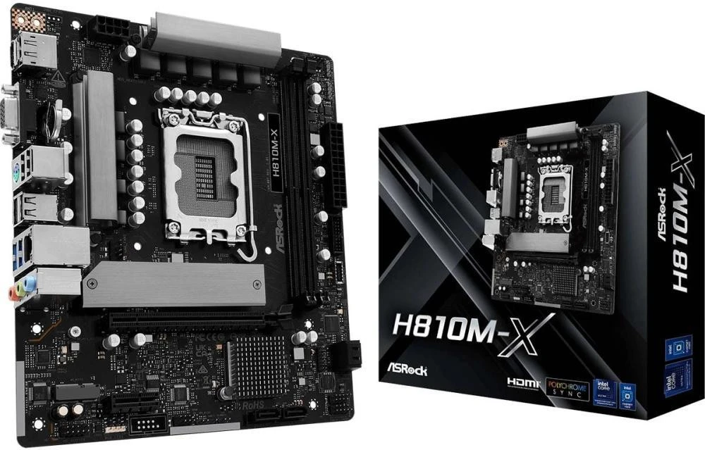 Материнська плата ASRock H810M-X (UA)
