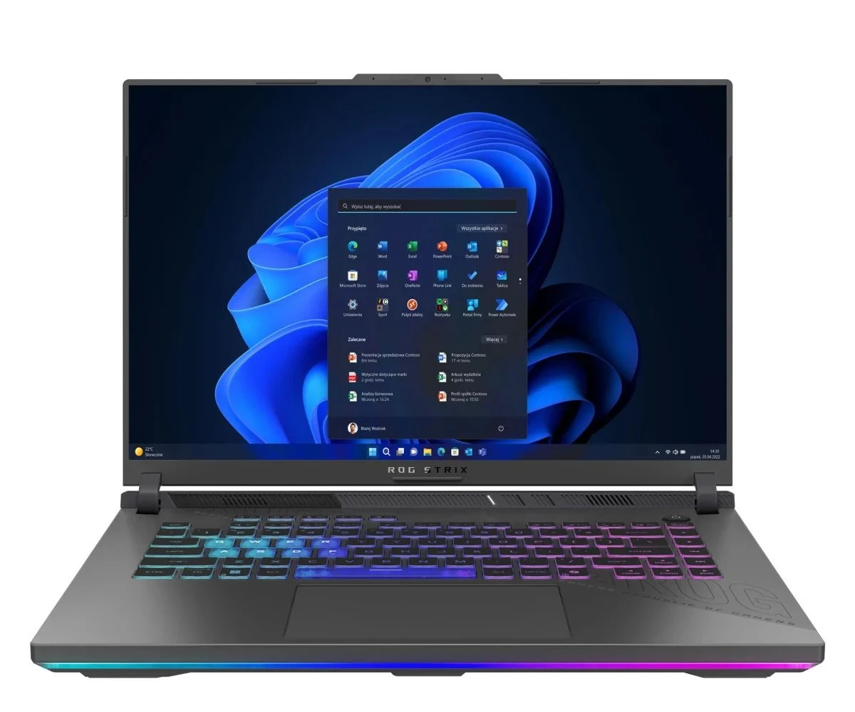 Ноутбук ASUS ROG Strix G16 R9-8940HX/64GB/1TB/Win11 RTX5070Ti 165Hz (G614PR-R9161W)