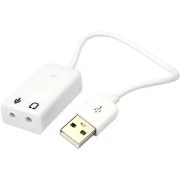KINGDA USB Virtual 7.1 Channel C-Media White (B00812) (UA)
