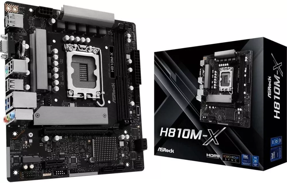 Материнская плата ASRock H810M-X (UA)