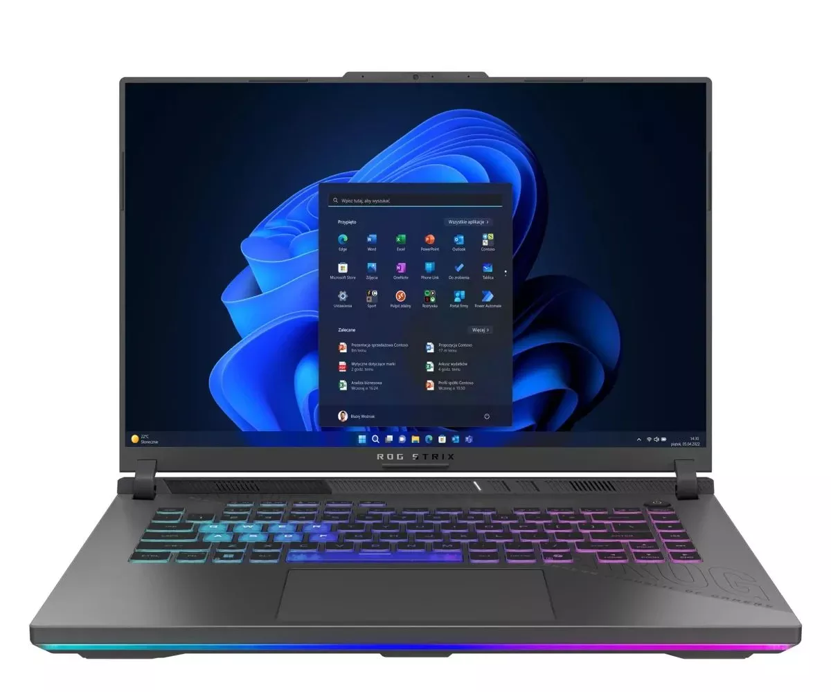 Ноутбук ASUS ROG Strix G16 R9-8940HX/32GB/1TB/Win11 RTX5070Ti 165Hz (G614PR-R9161W)