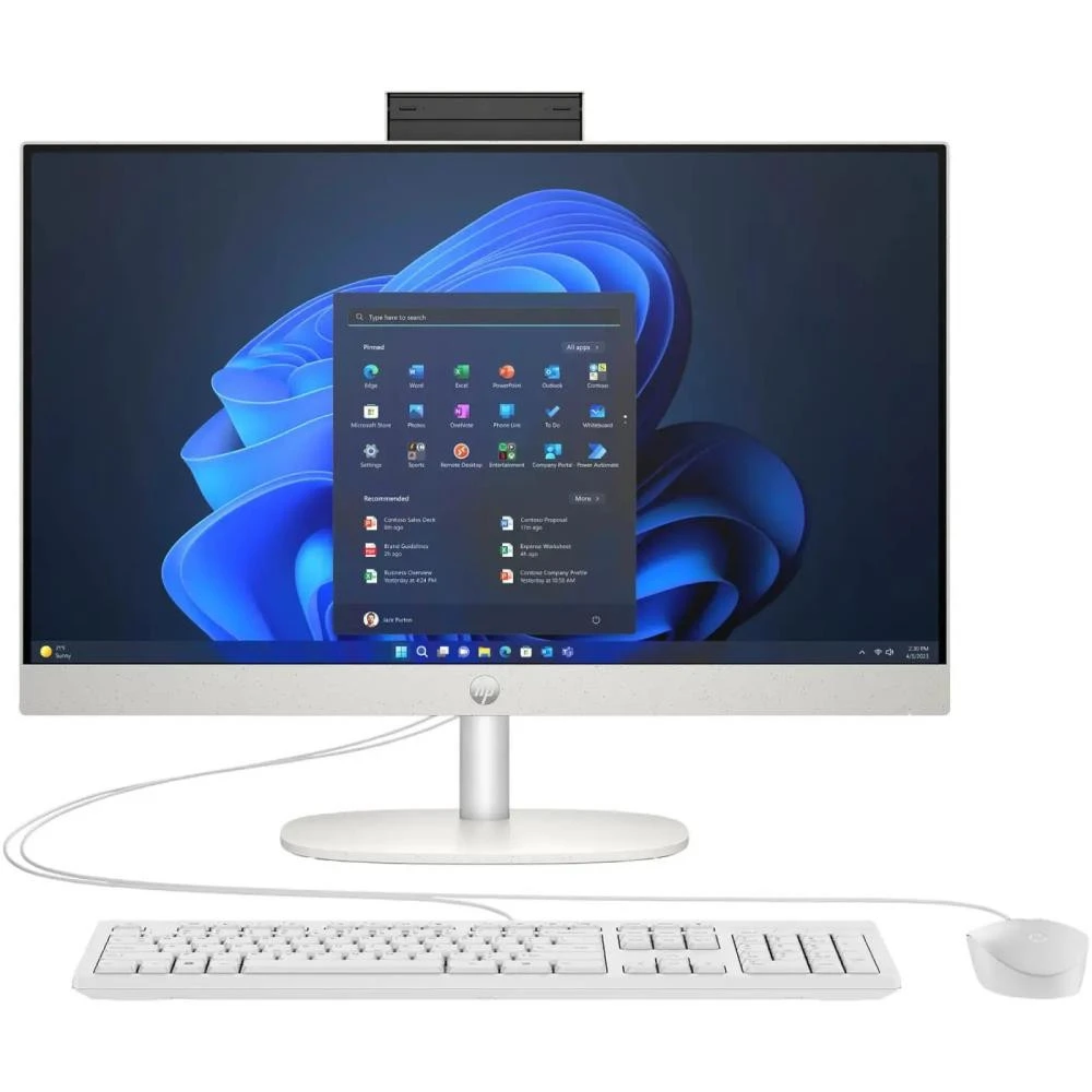 Компьютер HP 240-G10 White (BY6U4ET) (UA)