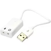KINGDA USB Virtual 7.1 Channel C-Media White (B00812) (UA)