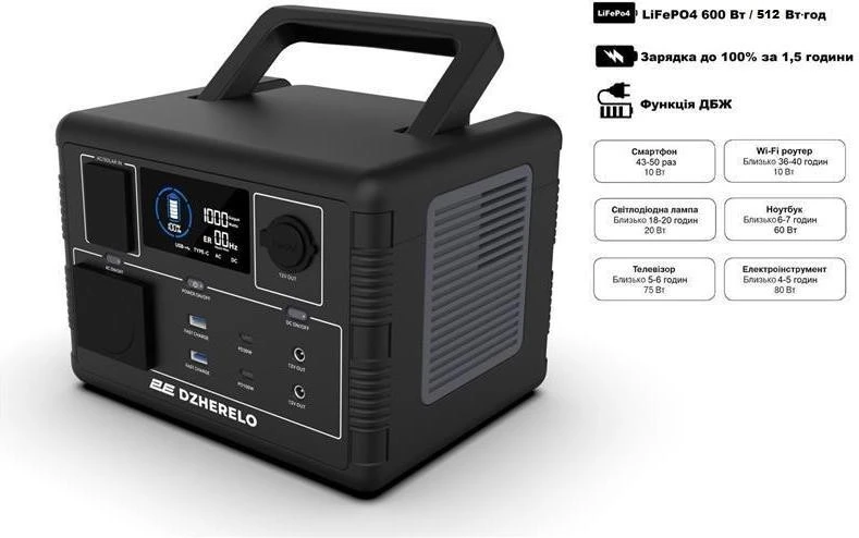 Зарядна станція 2E Dzherelo 600W (2E-PPS06051) (UA)