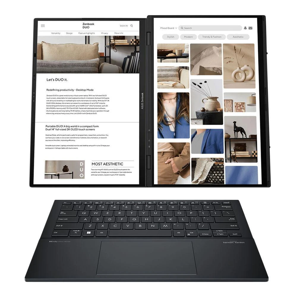 Ноутбук ASUS Zenbook Duo UX8406CA (UX8406CA-MS99T)