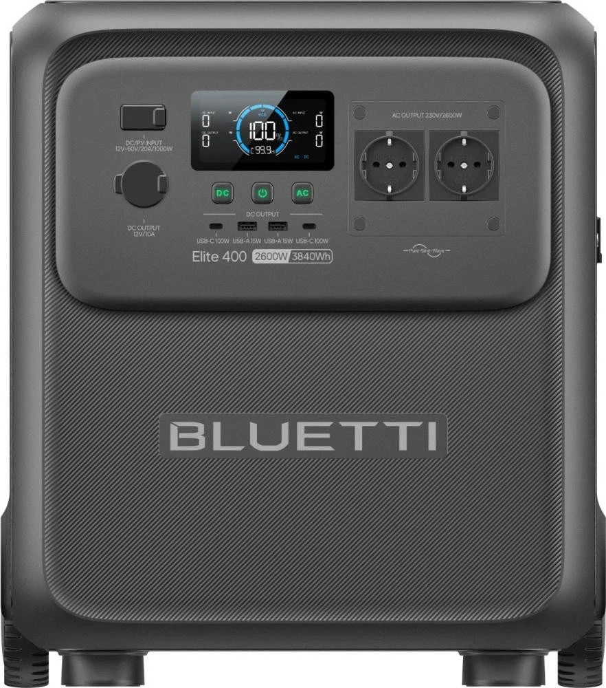 Зарядна станція BLUETTI Elite 400 (P-EL400-EU-GY-BL-010)