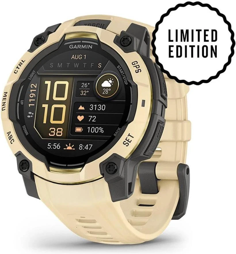 Смарт-часы Garmin Instinct 3 45mm AMOLED Citrine with Citrine Band (010-02936-02)