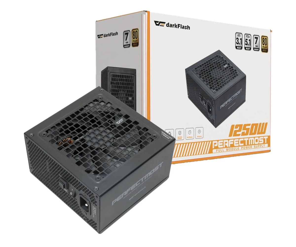 Блок живлення DarkFlash PMT1250 1250W 80 Plus Gold (PMT1250 Black) EU