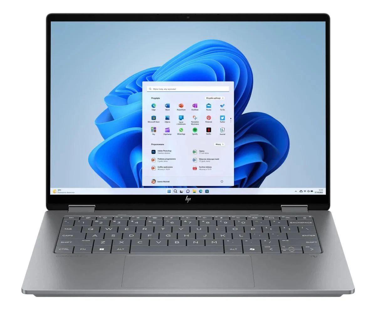 Ноутбук HP OmniBook Flip 14 Ryzen AI 5-340/16GB/512/Win11 silver Touch (14-FK0013D (B5UJ0UA))