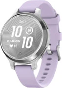 Смарт-часы Garmin Lily 2 Active Silver with Purple Jasmine Silicone Band (010-02891-01/51)