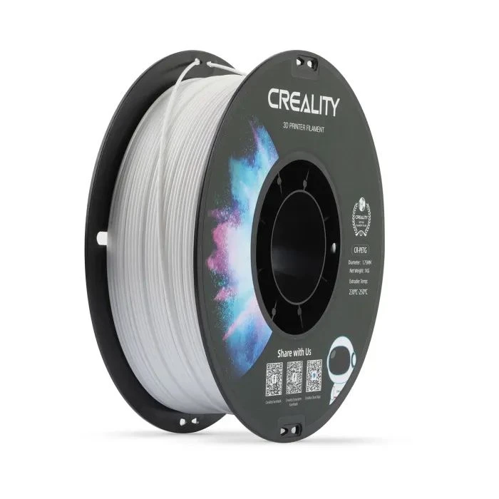 Пластик для 3D-принтера Creality PETG 1.75мм, білий, 1кг (3301030034) (UA)