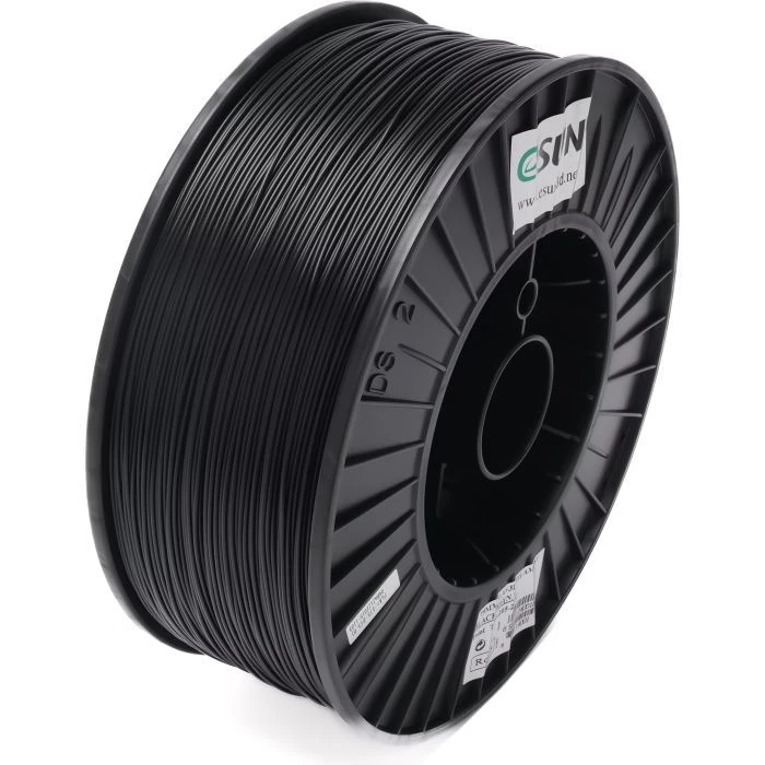 Пластик для 3D-принтера eSUN PLA+ 1.75мм, 3кг, Black (PLA+175B3) (UA)