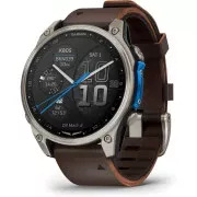 Смарт-часы Garmin D2 Mach 2, 47mm, Saph, Bare Ti/Blk w/LthrBd, GPS (010-02904-31) (UA)