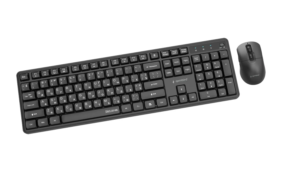 Комплект Gembird KBS-WMS-01-CYRL Black (UA)