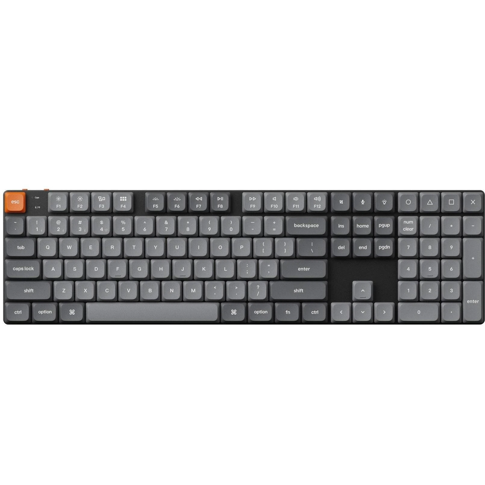 Клавіатура Keychron K5 Max, Gateron MX 2.0 Brown, Hot-Swap, RGB UA Black (K5M-H3-UA) (UA)
