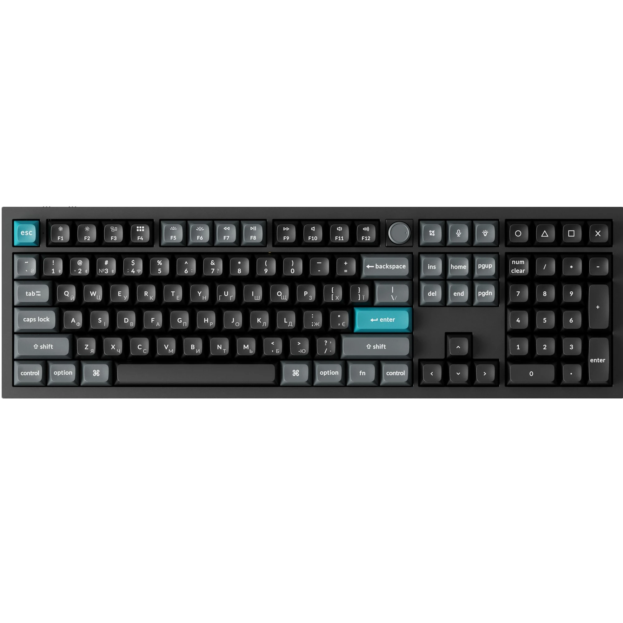 Клавіатура Keychron Q6 Ultra Keychron Red Switch Black RGB (Q6U-M1-UA) (UA)