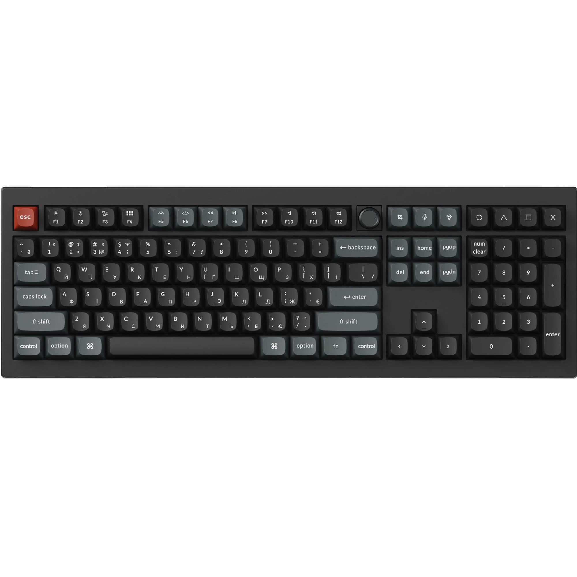 Клавіатура Keychron V6 Ultra Keychron Red Switch Black RGB (V6U-D1-UA) (UA)