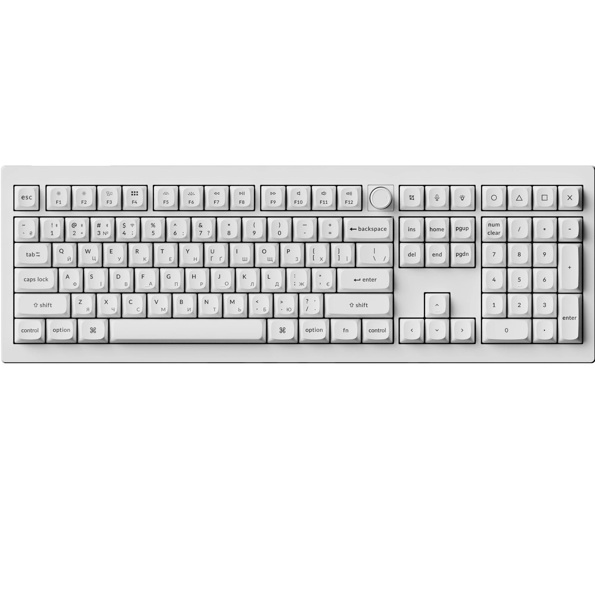 Клавіатура Keychron V6 Ultra Keychron Red Switch White RGB (V6U-F1-UA) (UA)