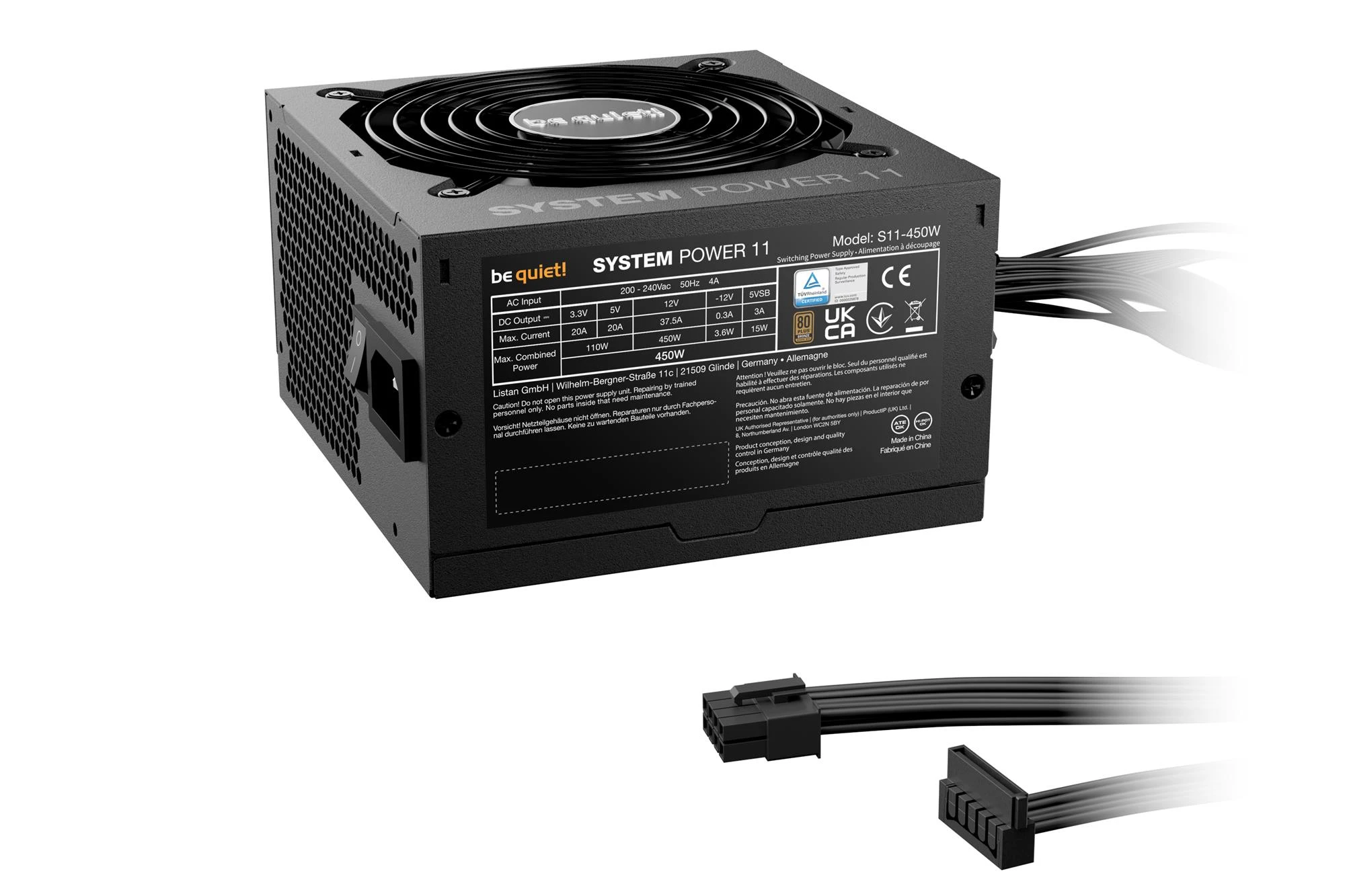 Блок питания be quiet! System Power 11 450W (BP009EU) (UA)