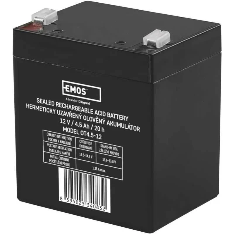 Акумуляторна батарея EMOS B9653 AGM 12V 4.5Ah (UA)