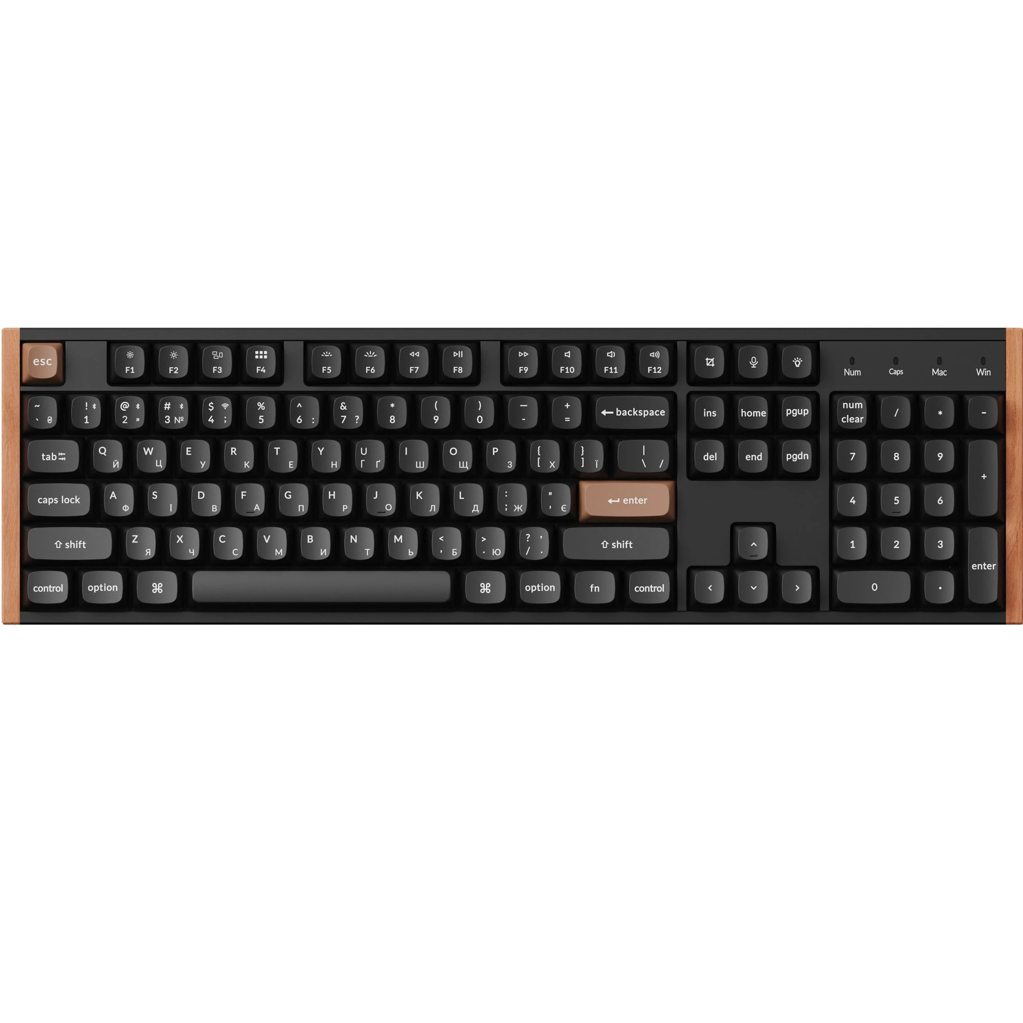 Клавиатура Keychron K10 HE Magnetic Switch Black RGB (K10H-F1-UA) (UA)