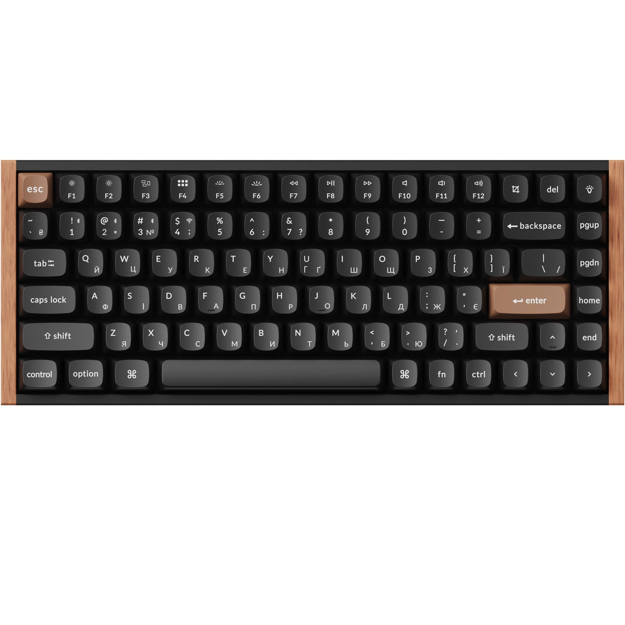 Клавіатура Keychron K2 HE Magnetic Switch Black RGB (K2H-F1-UA) (UA)