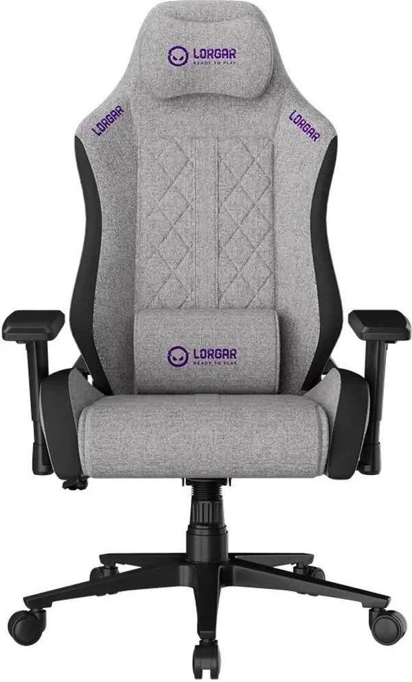 Игровое кресло Lorgar CHA41 Premium Anti-Stain Fabric Grey (LRG-CHA41-GY) (UA)