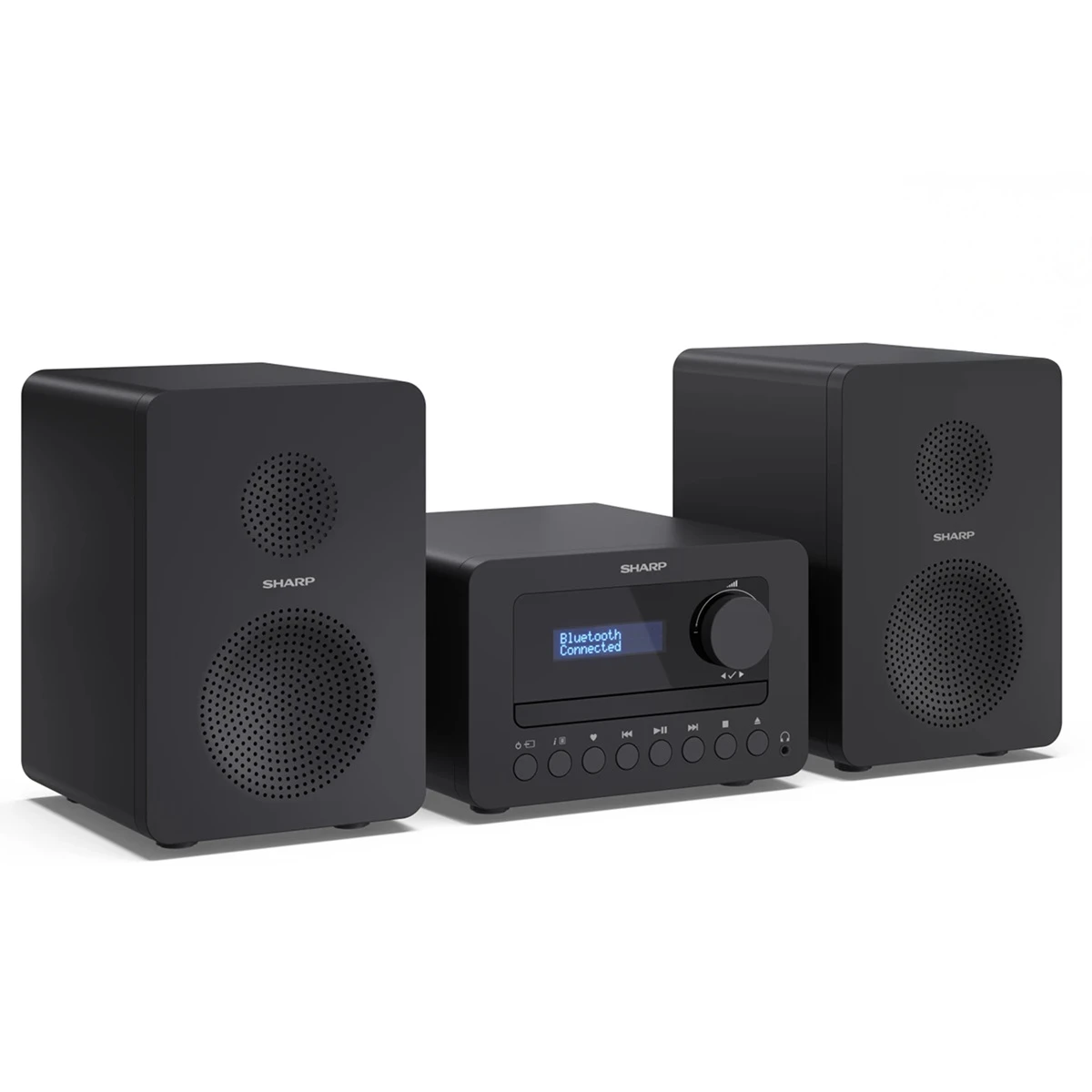 Акустическая система Sharp Micro Sound System Black (XL-B520D(BK)) (UA)