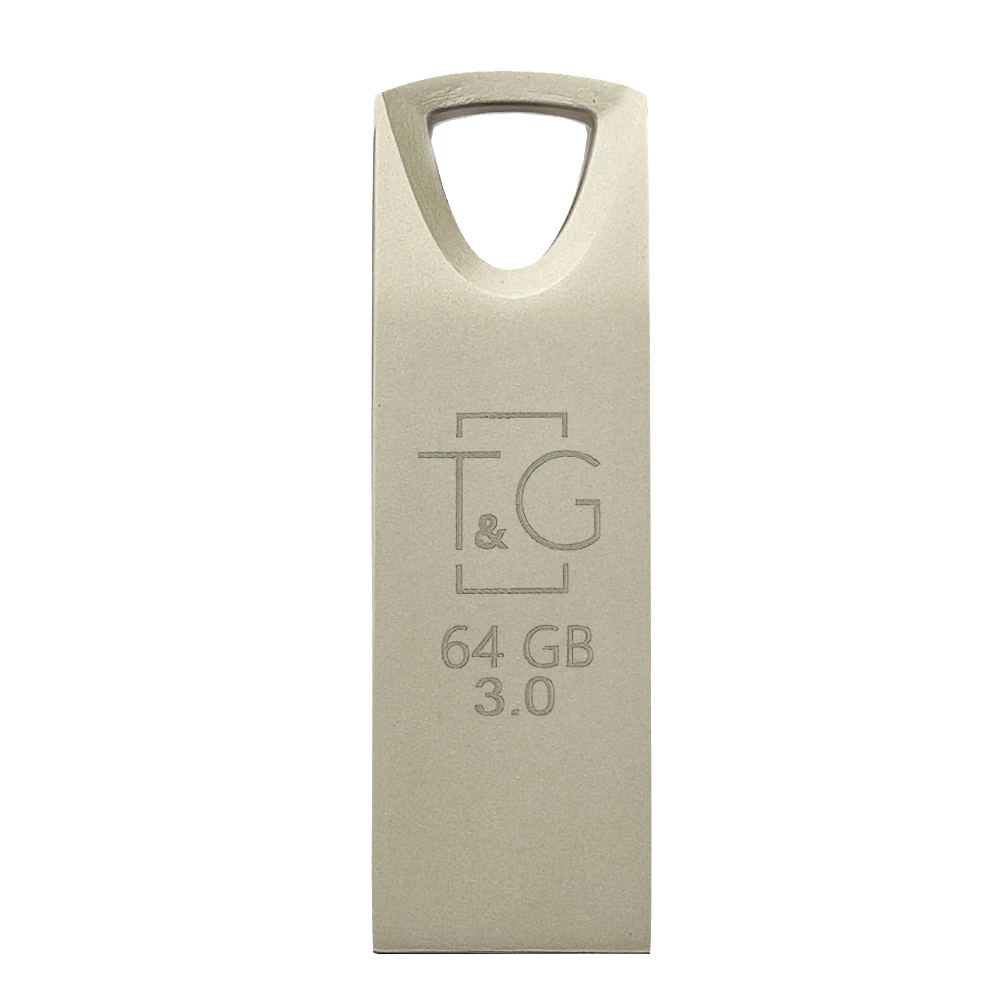 Флеш память USB3.0 64GB T&G 117 Metal Series Silver (TG117SL-64G3) (UA)