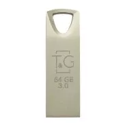 USB3.0 64GB T&G 117 Metal Series Silver (TG117SL-64G3) (UA)