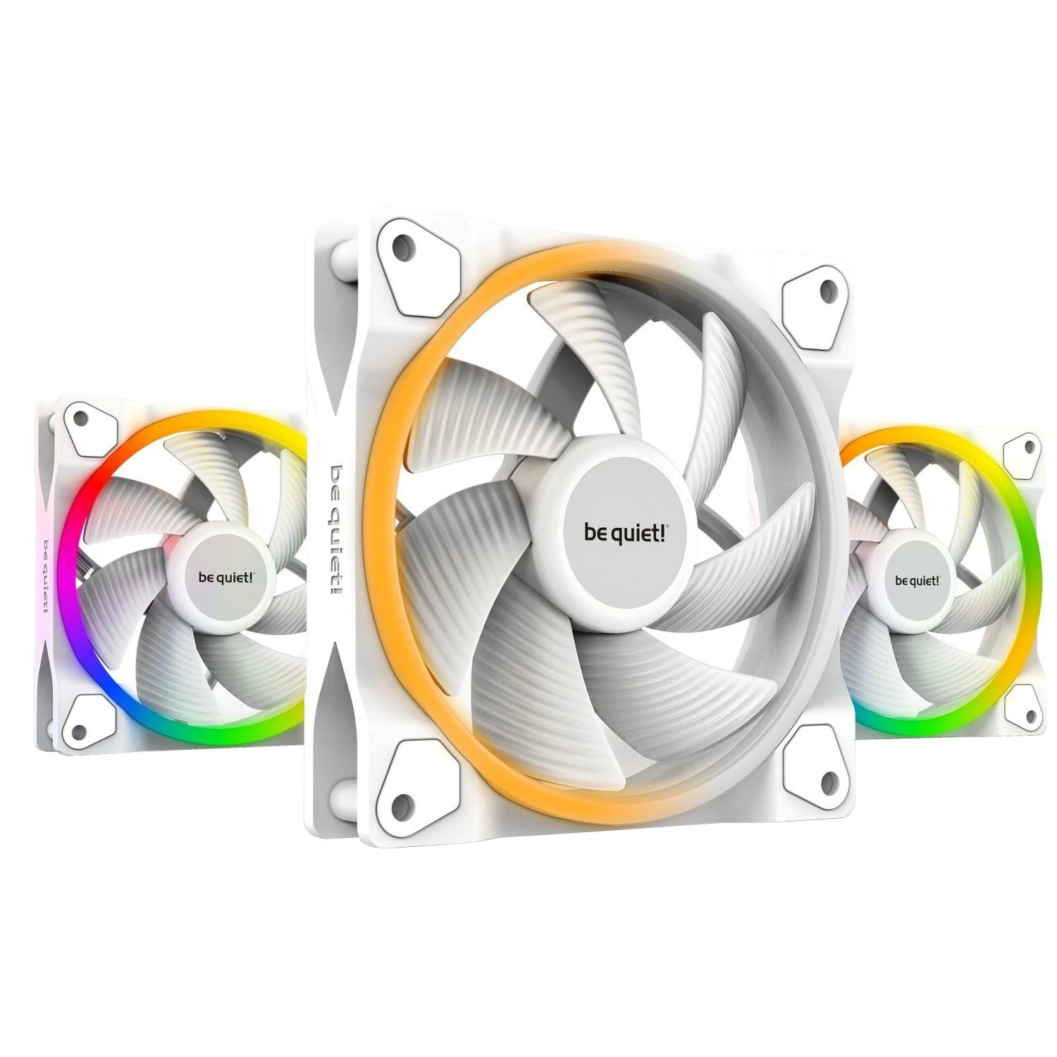 Вентилятор be quiet! Light Wings 120mm PWM High-Speed 3-Pack White (BL101) (UA)